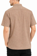 Melange Short Sleeve Shirt-2
