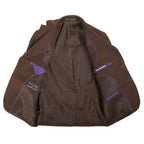Boys Premium Chocolate Brown 3pc Vested Suit-2