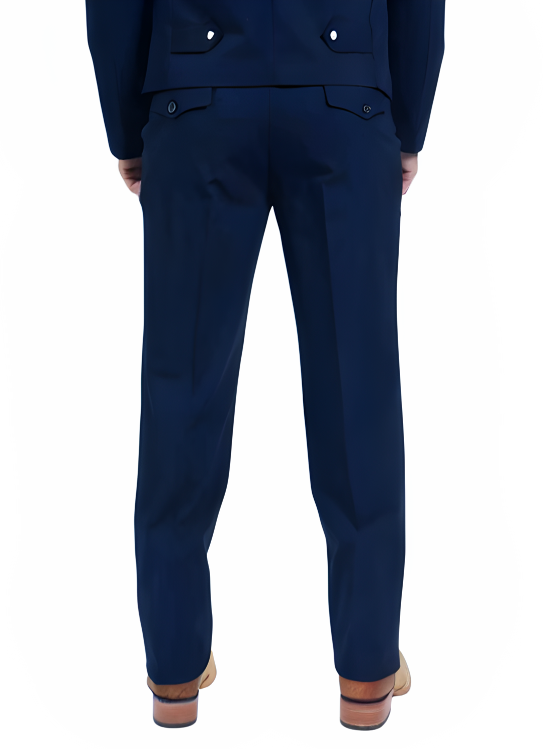 Men's Navy Western Suit Set-2